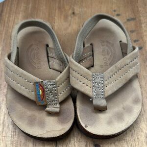 Rainbow Kids Tan Sandals